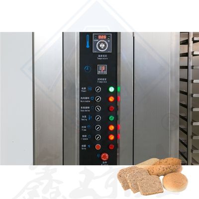 16 plateaux personnalisables four rotatif pour les biscuits 380V-50Hz-3P