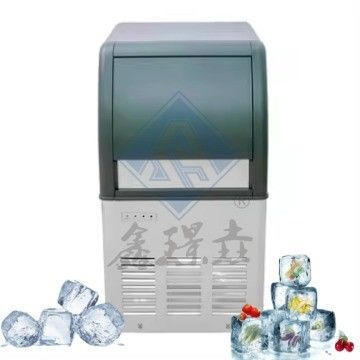 Capacité de stockage de glace de 100 kg Fabricant de glace commerciale pour restaurant en acier inoxydable