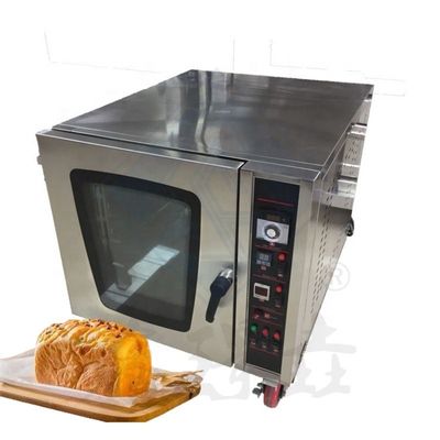 Haute productivité 5 plateaux four électrique boulangerie cuisson four de convection pour l'huile de cuisson