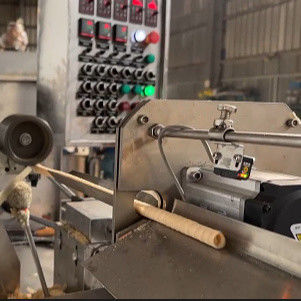 3400x1700x2250mm Machine de fabrication de rouleaux de gaufres croustillantes douces à haute productivité pour les entreprises