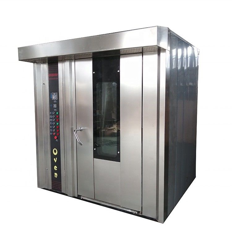 1300 kg Capacité -3N380V 32 plateaux Fuel diesel four rotatif pour cuisson des aliments à Shanghai