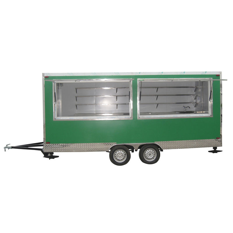 2020 Style en acier inoxydable Chariot alimentaire électrique mobile pour les hôtels et les camions de nourriture Burger