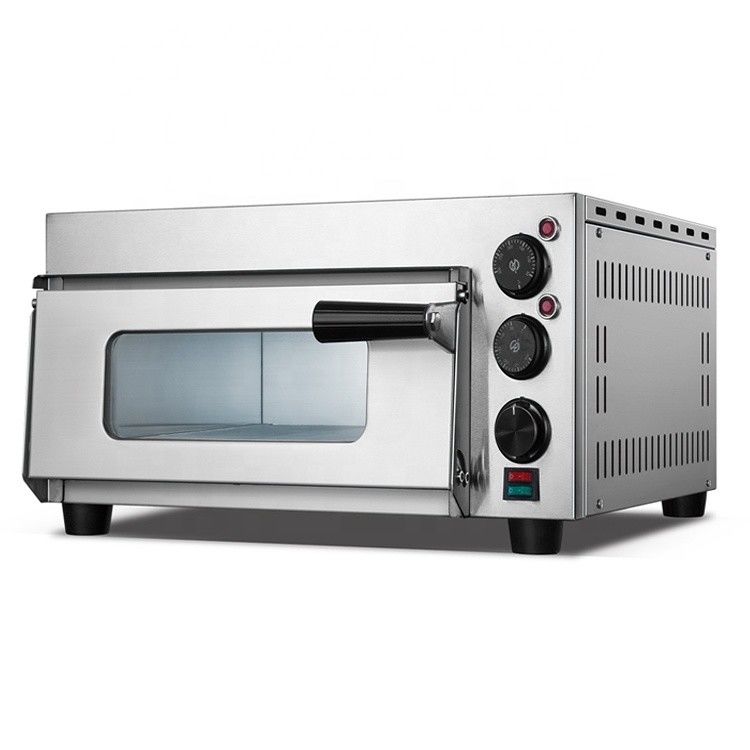 Cuisinière électrique à pizza à une couche avec pierre chaude