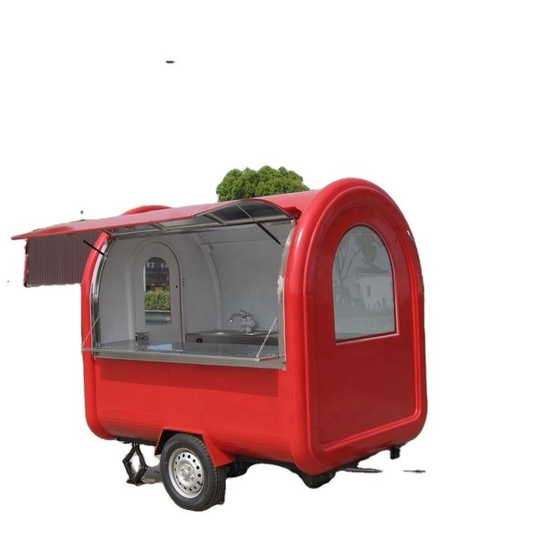 Un camion alimentaire mobile de bonne conception avec un niveau de sécurité élevé et une plaque en aluminium à Shanghai