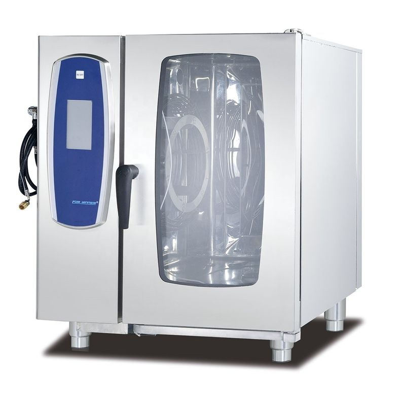 Cuisinier à convection à gaz à 8 plateaux pour la cuisson du pain français, certifié CE et d'une puissance de 18,6 kW