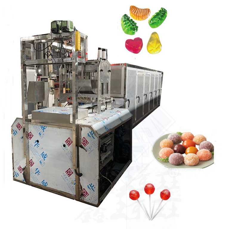 Machine à bonbons à sucre dur multifonctionnelle pour fabriquer des sucettes à la gomme et des sucettes à la rainbow lollipop