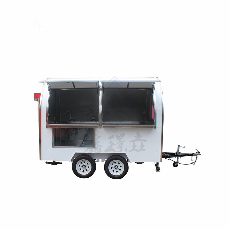 Trailer mobile pour camions alimentaires homologués CE avec une productivité élevée et une taille de 2300*1750*2100 mm