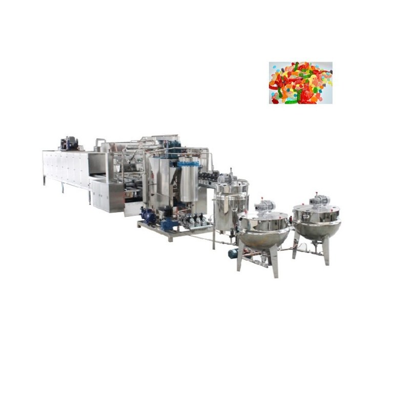 Machine de fabrication automatique de bonbons gommés de grande capacité 1900x980x1700MM pour le commerce