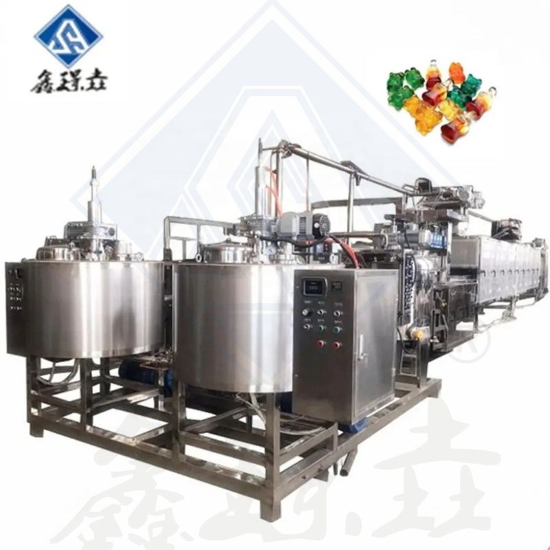 Machine d'emballage de bonbons mous à la gomme halal pour les bonbons à l'ours à la gomme de l'usine de fabrication