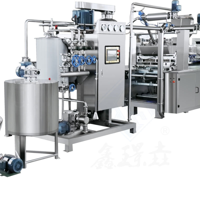 Machine à faire des bonbons doux et durs entièrement automatique avec source d'alimentation 220V et fonction de versement