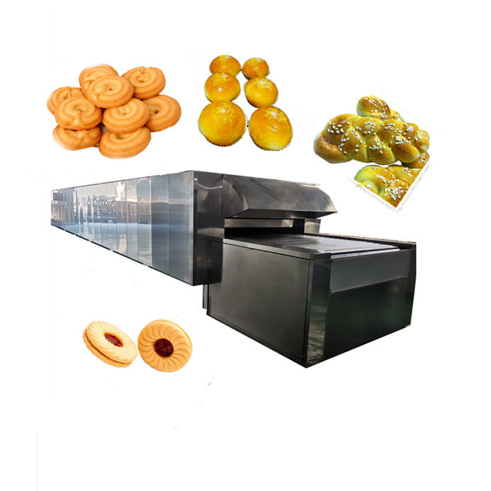 110/220 Conveyeur à économie d'énergie Petit four à tunnel pour les biscuits et les omelettes d'œufs de Real
