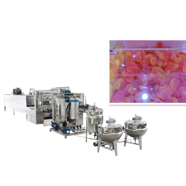 Ligne automatique de machine pour les boissons alimentaires à haute production de gelée, d'ours en caoutchouc et de sucette
