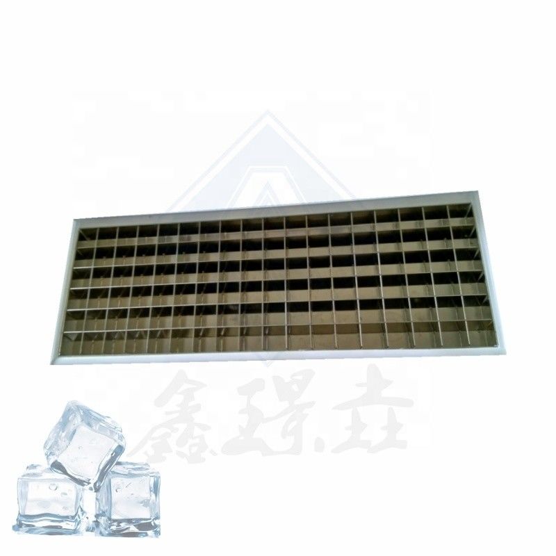 Compteur de cube de glace machine d'évaporateur de glace de l' argent fabricant pour les glaçons cristallins