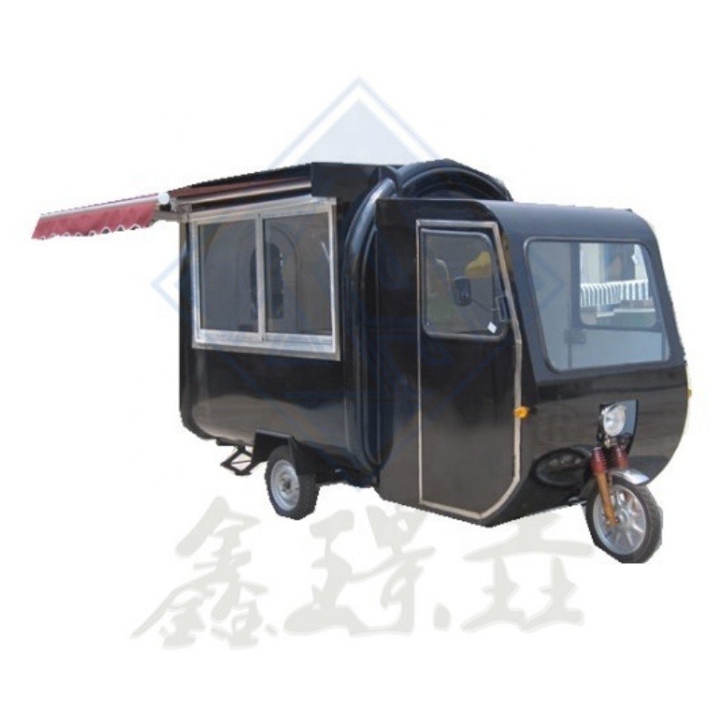 Vente de nourriture camion tuk tuk cuisine complète chariot alimentaire mobile avec roues et noix matière première