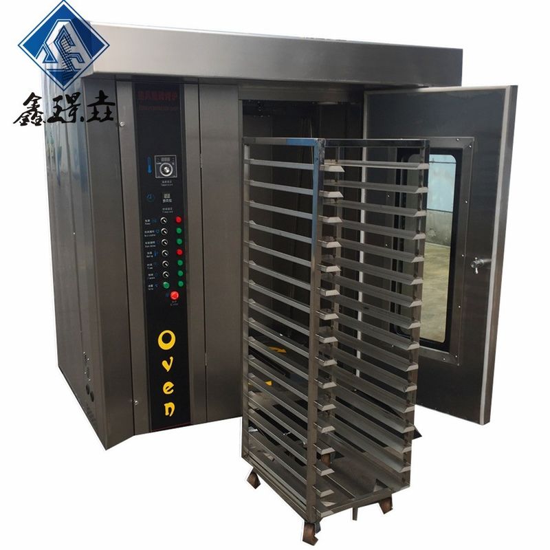 32 plateaux européens four rotatif au rack diesel pour cuire du pain, des gâteaux et des toasts