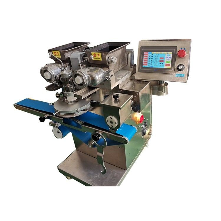 Produit à haute productivité Petite machine automatique de type table de pommes de terre frites Croquette de biscuits de viande de glace de mochi Formeuse et incrustatrice