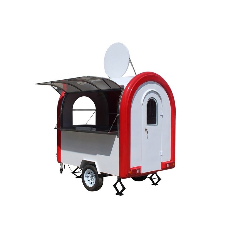 Application des produits laitiers Cuisine et toilettes entières Camion alimentaire mobile à tension de 1500 W