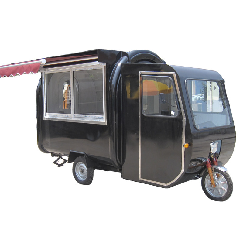 Matériau brut Eau Motocycle électrique Food Trailer pour les amateurs de moto et les fans