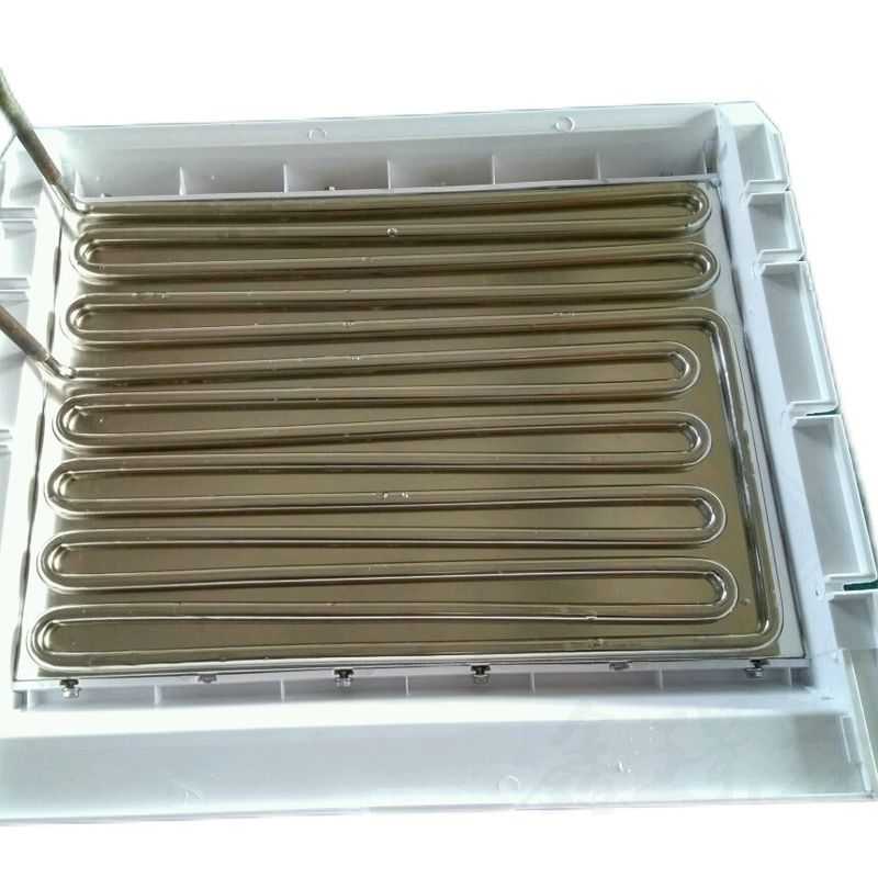 Évaporateur de glaçons à haute productivité de 500 kg par jour avec grille carrée de cuivre Taille 22*22*22