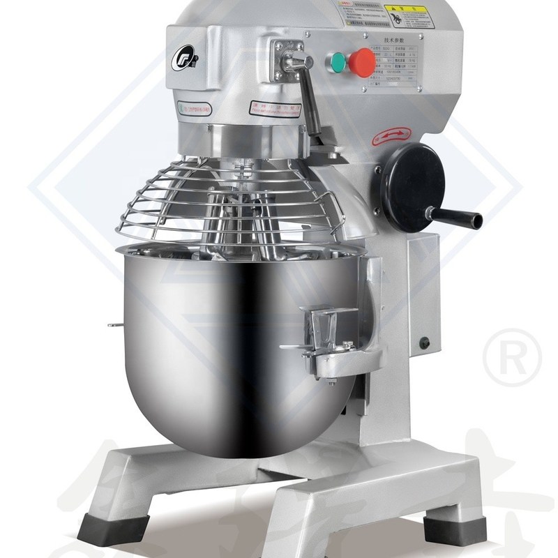 Machine de mélangeur de cuisson industrielle avec bol en acier inoxydable et accessoire de fabricant de pâtes