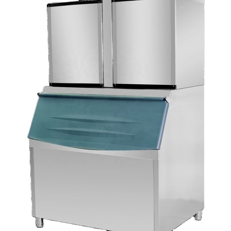 Fabricant de glaçons refroidissement à l'eau ou à l'air machine à glaçons automatique combinée commerciale