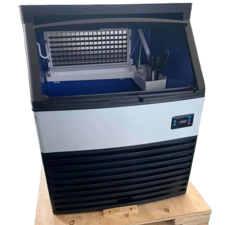 Machines automatiques de fabrication de blocs de glace en acier inoxydable industriel 304 pour petites maisons