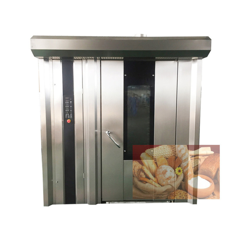 Fonction de cuisson du pain en acier inoxydable four rotatif électrique à gaz pour le pain