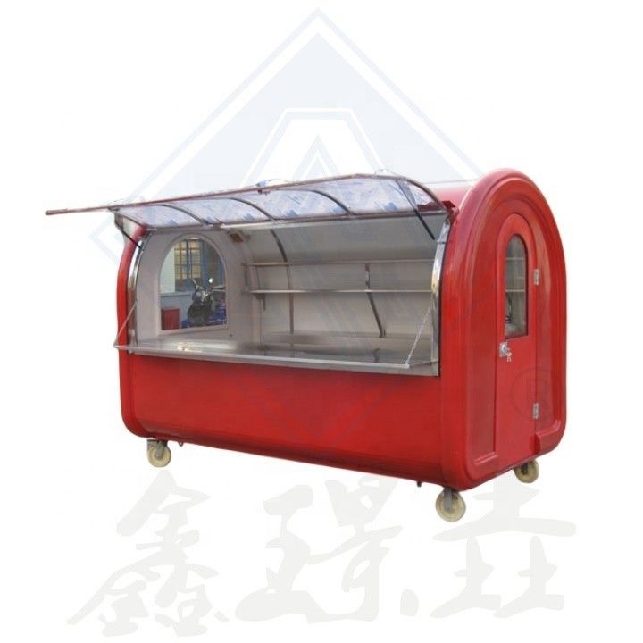 Favori des hôtels en acier galvanisé BBQ Food Truck Mobile Electric Motorcycle Food Cart