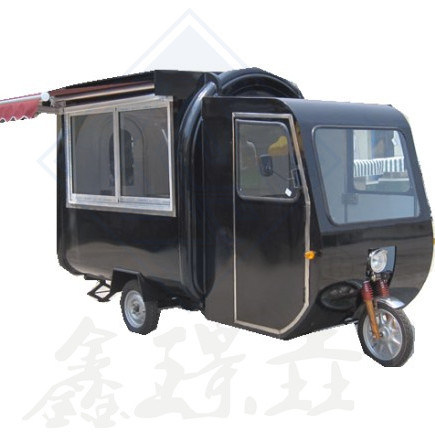 200 séries personnalisées de nourriture de couleur chariot à tricycle électrique gaz camion mobile hamburger grill
