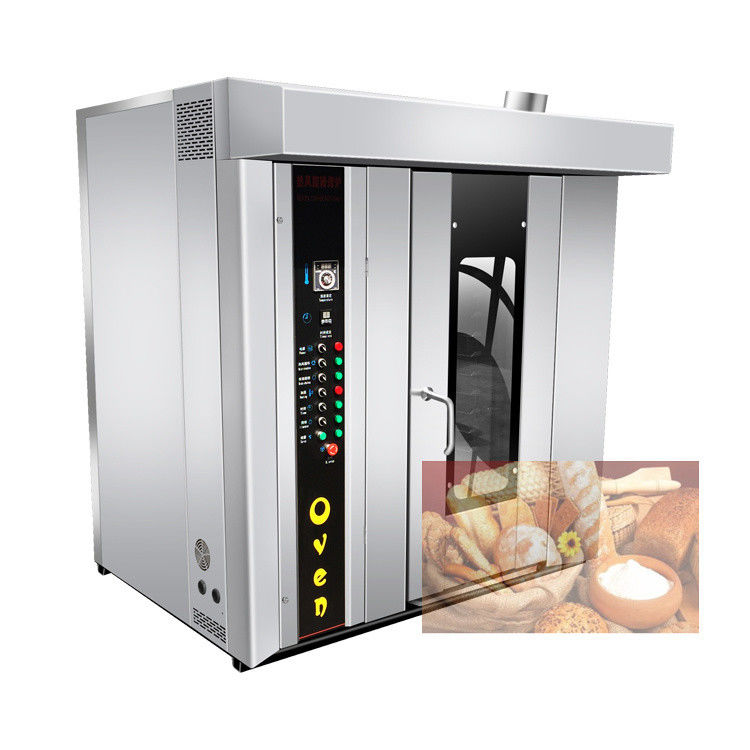 Longue durée de vie four à pain électrique industriel rotatif pour gâteaux biscuits biscuits pain