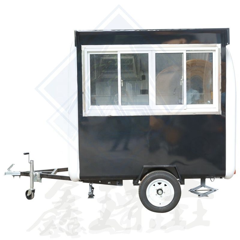 Longue durée de vie Chariot alimentaire mobile pour le service de café rapide extérieur et intérieur
