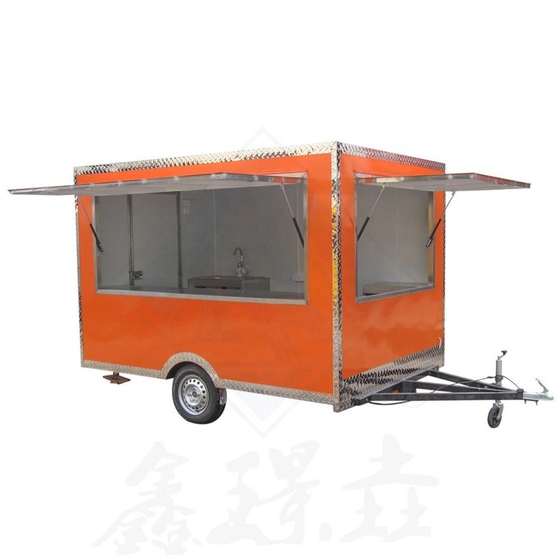 Équipement de restauration rapide pour loisirs Camion de collations personnalisé pour les frites mobiles Vente