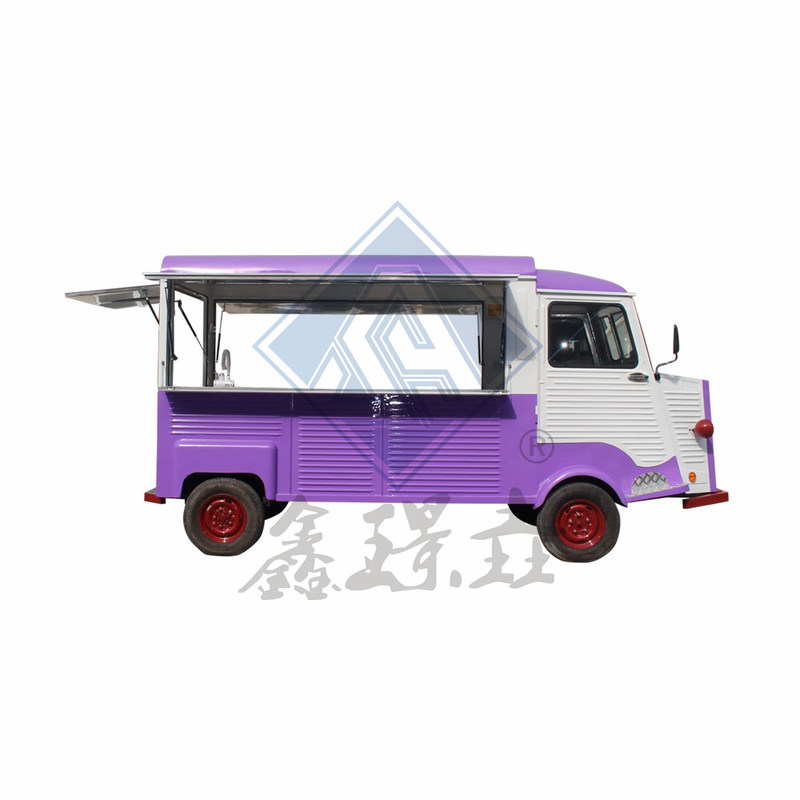 Convient Camion alimentaire électrique commercial Grade de capacité 20-25° Distance de conduite 30-50km