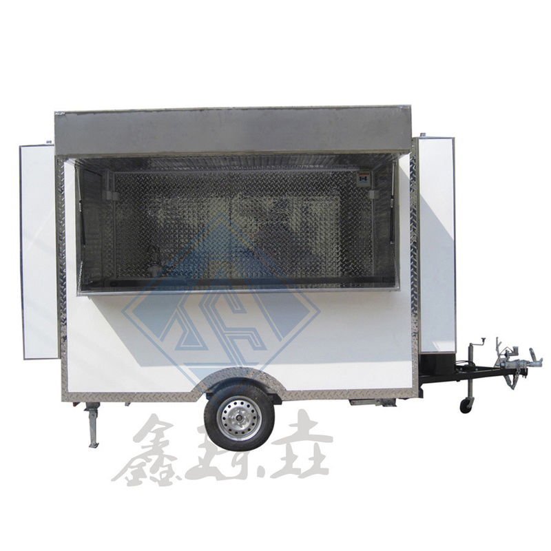 Chariot de livraison de nourriture électrique mobiles camions alimentaires lait hot dog avec et matière première lait