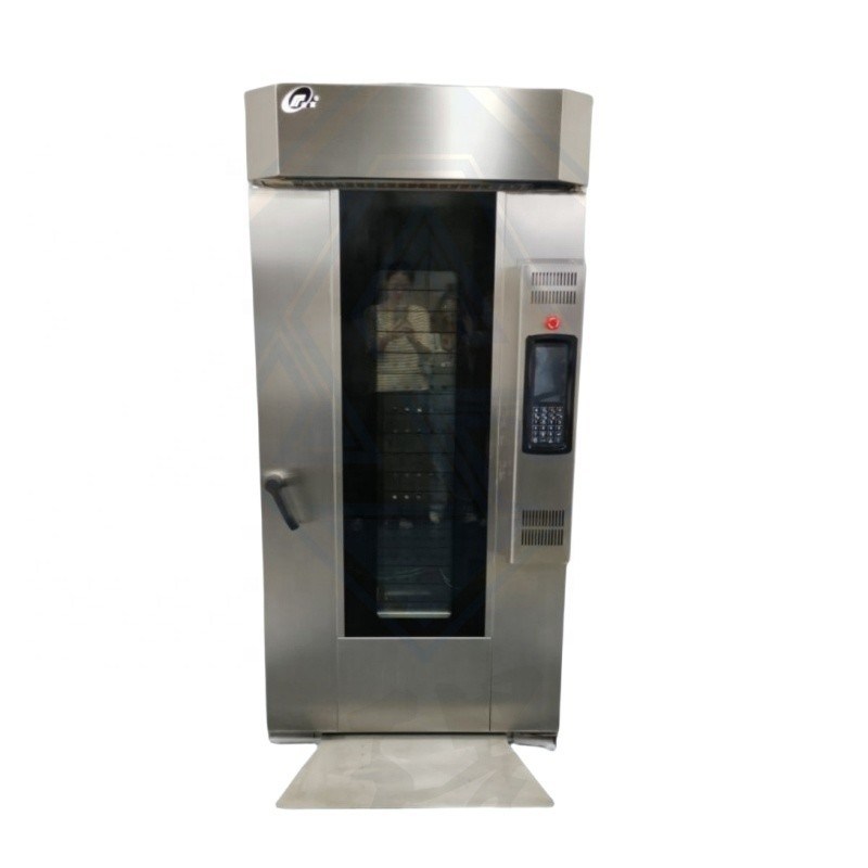 10 plateaux four rotatif pour boulangerie en acier inoxydable source d'énergie interne gaz électrique