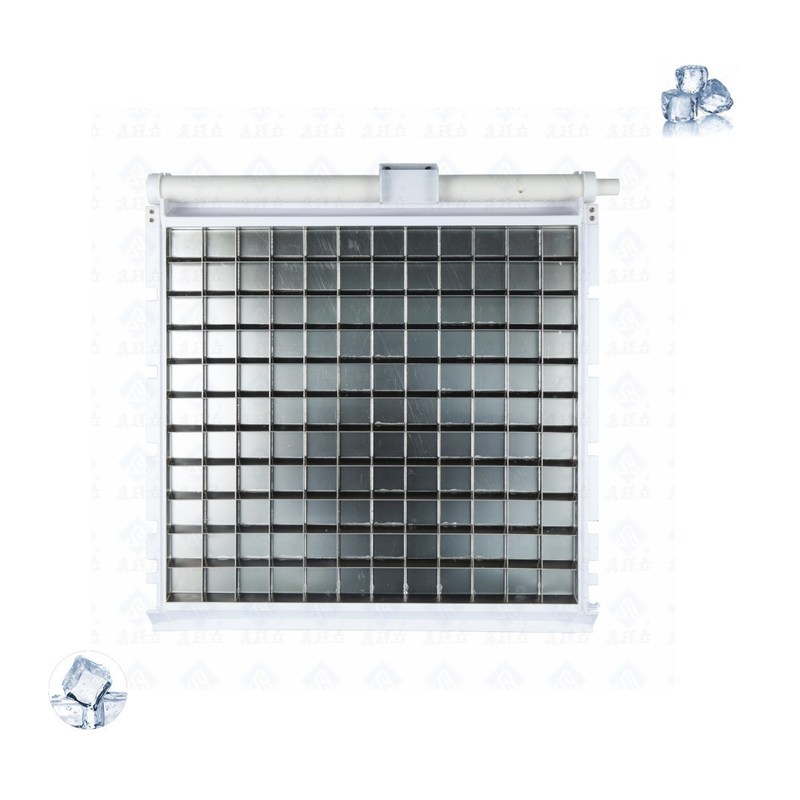 Evaporateur de glace de 300 kg pour refroidissement par eau Cube machine à glace en cuivre