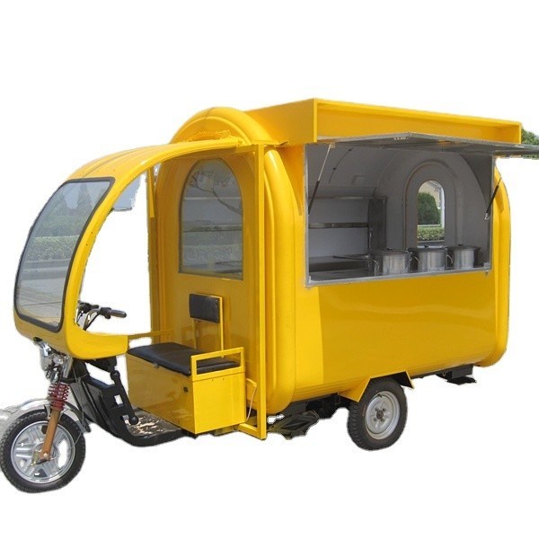 380*160*235 CM Street Mobile Gas Ice Cream Food Truck équipé de tous les équipements de cuisine