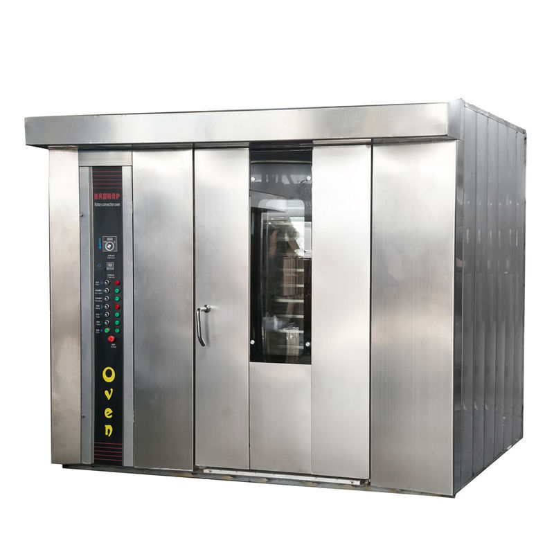 Cuisinier à double chariot diesel avec 34 plateaux Cuisinier à convection à 380v