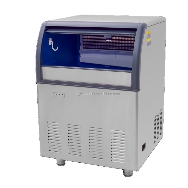 220P 100 kg/jour Fabricant de glaçons à refroidissement par eau pour la production de glace dans des environnements commerciaux