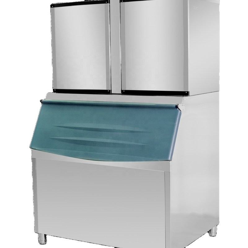 Fabricant automatique de glaçons industriels Bon pour 2400P 1088kg / jour Fabricant de glaçons