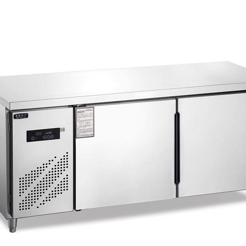 50-300L Capacité en acier inoxydable 4 tiroirs congélateur Armoire de travail Table de travail Compteur haut 110V