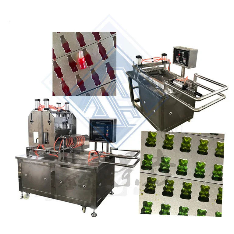 Shanghai Nice Machine automatique de fabrication de bonbons pour l'ours en caoutchouc et les bonbons aux bonbons en sucettes