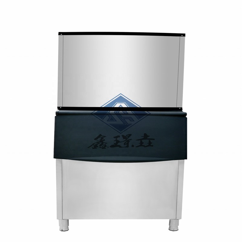 Fabricant de glaçons industriel automatique 700P 318 kg/jour avec refroidissement par air et bonne qualité
