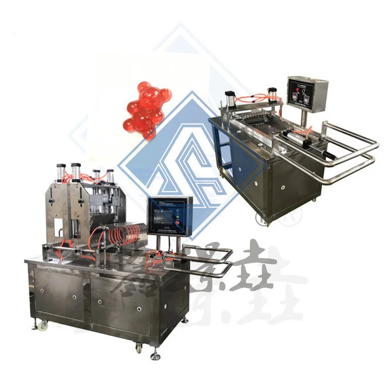 Machine automatique de dépôt de bonbons pour la production d'ours en caoutchouc et de sucettes à Shanghai