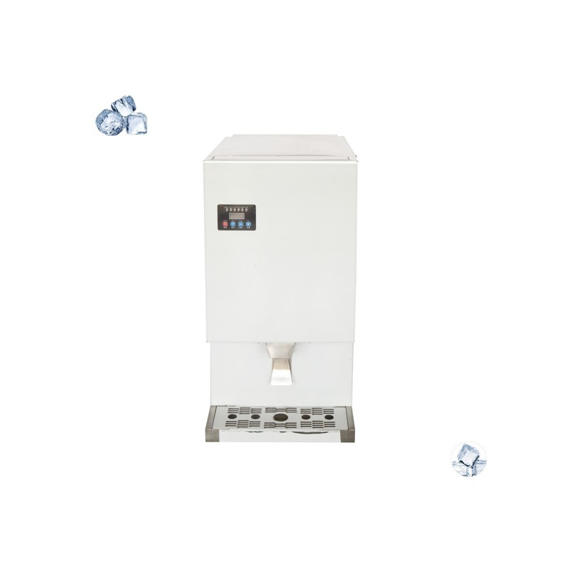 Fabricant de glace en cube commercial de 40 kg avec une capacité de stockage de 200 kg et un fonctionnement facile