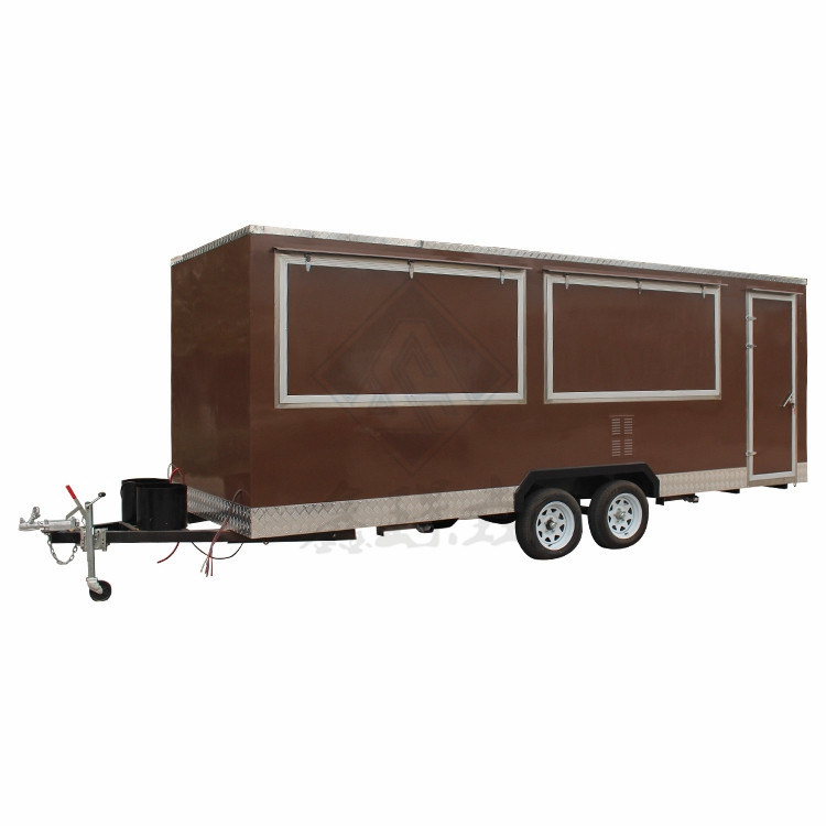 Vente de collations fonction 580CM Single/Double Axles Mobile Hot Dog Café Food Truck