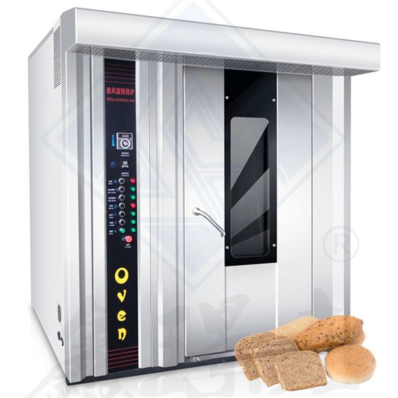 16/32/64 Plateaux Capacité électrique biscuit gâteau et pain four rotatif automatique avec bon