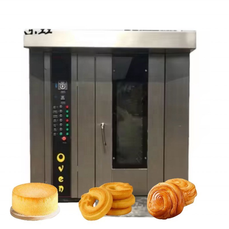Cuisinière électrique professionnelle de pain four rotatif idéal pour cuire du pain gâteau pizza biscuits