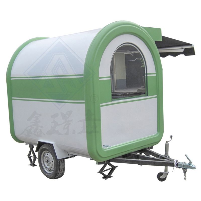 250*160*210cm Taille personnalisée rue mobile cuisine mobile glace fast food voiture