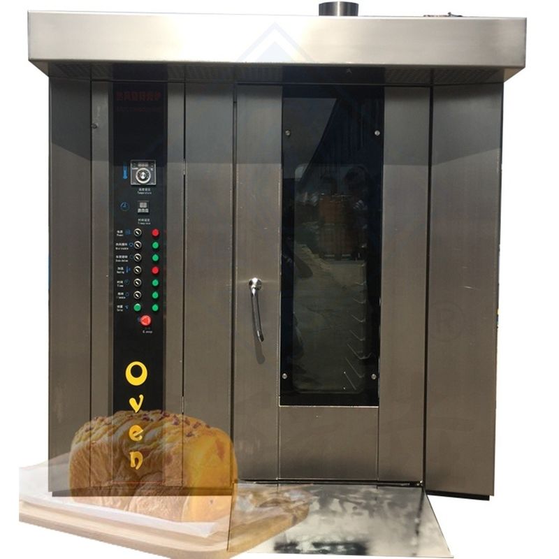Cuisinière électrique à pizza en four rotatif avec 1530mm*1750mm*1950mm Taille